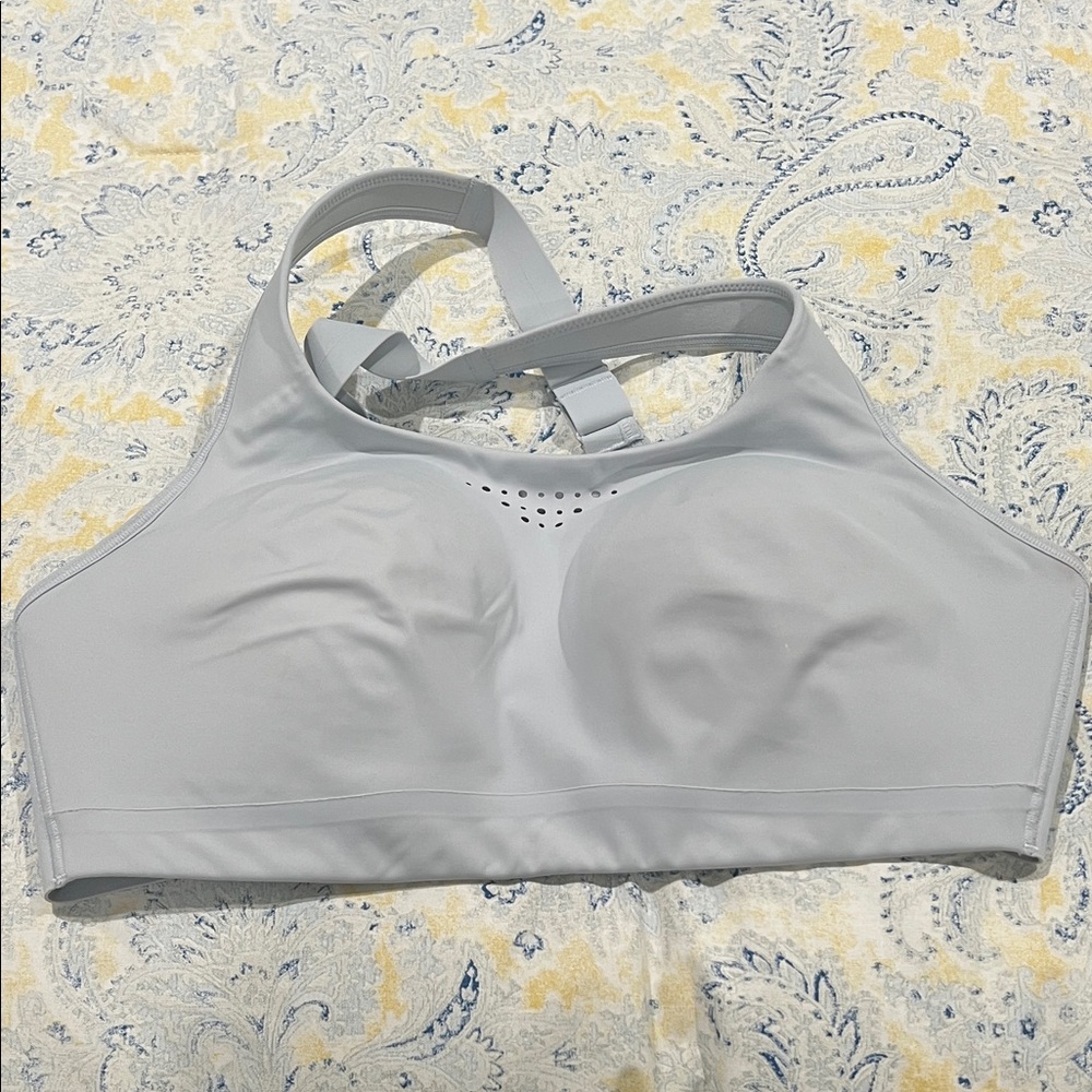 Athleta Light Gray Sports Bra